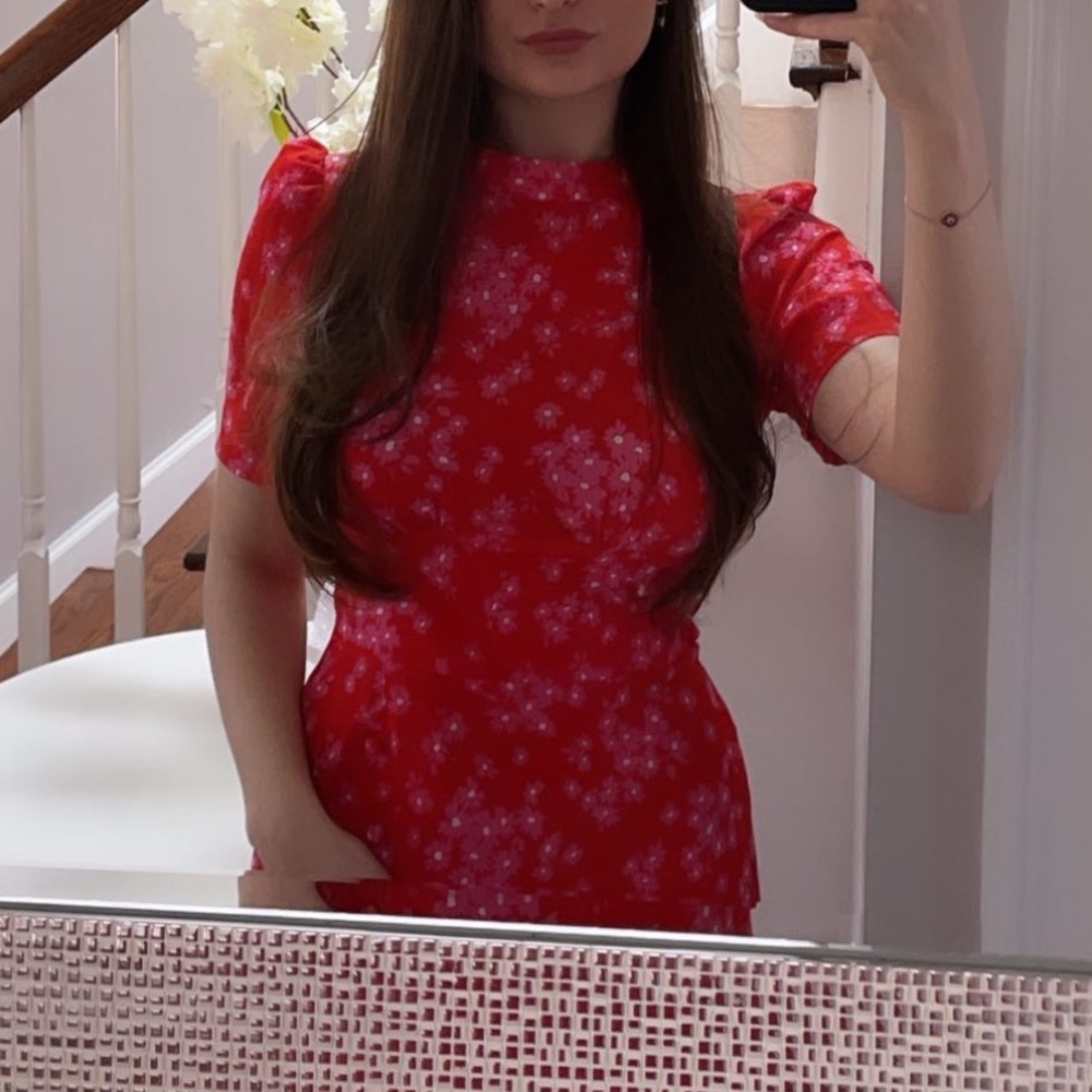 ASOS floral midi dress